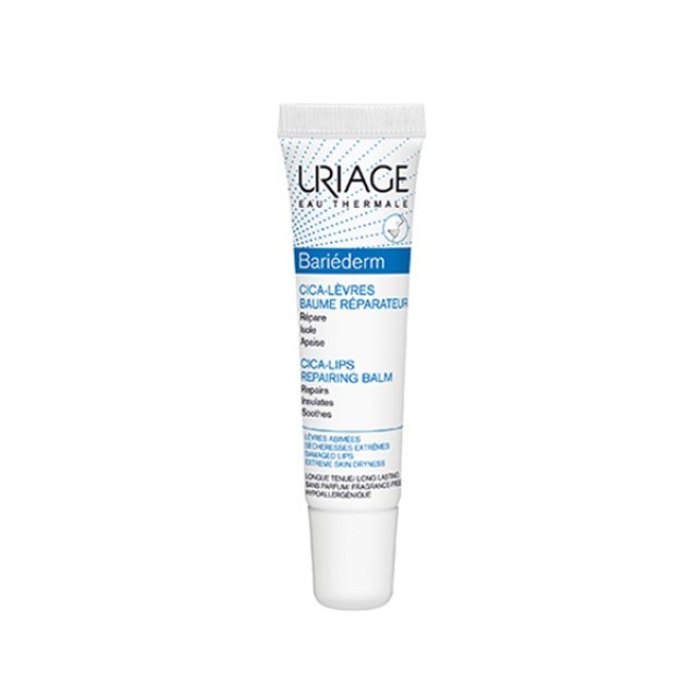 Uriage Bariederm Cica Levres Baume Reparateur 15ml (Βάλσαμο για τα Σκασμένα Χείλη)