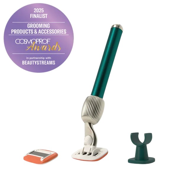 Fler The Razor Starter Set Pine (Ξυριστική Μηχανή & Βάση από Αλουμίνιο - Πράσινο)