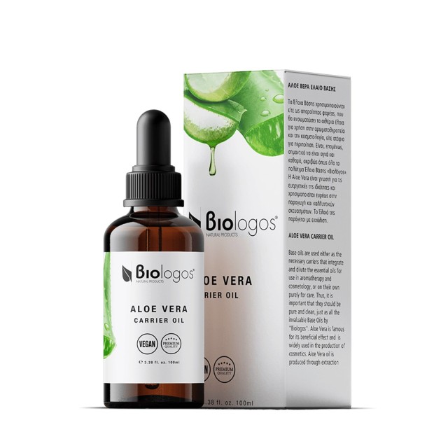 Biologos Aloe Vera Carrier Oil 100ml (Έλαιο Βάσης Αλόη Βέρα)