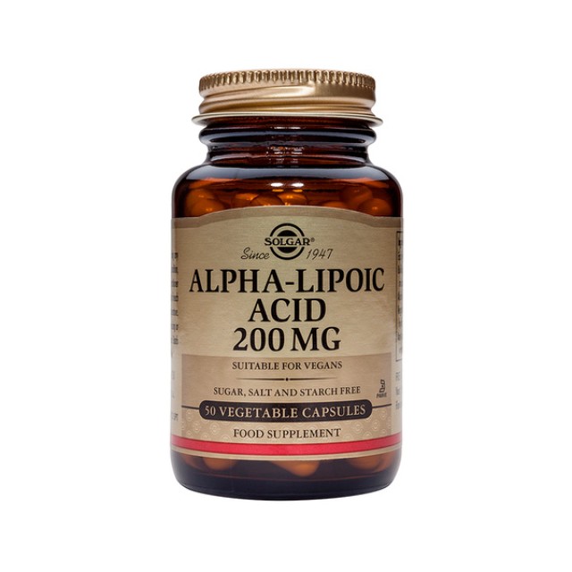 Solgar Alpha Lipoic Acid 200mg 50caps