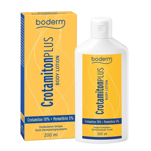 Boderm Crotamiton Plus Lotion 200ml (Γαλάκτωμα Σώματος με Αντισηπτικούς Παράγοντες)