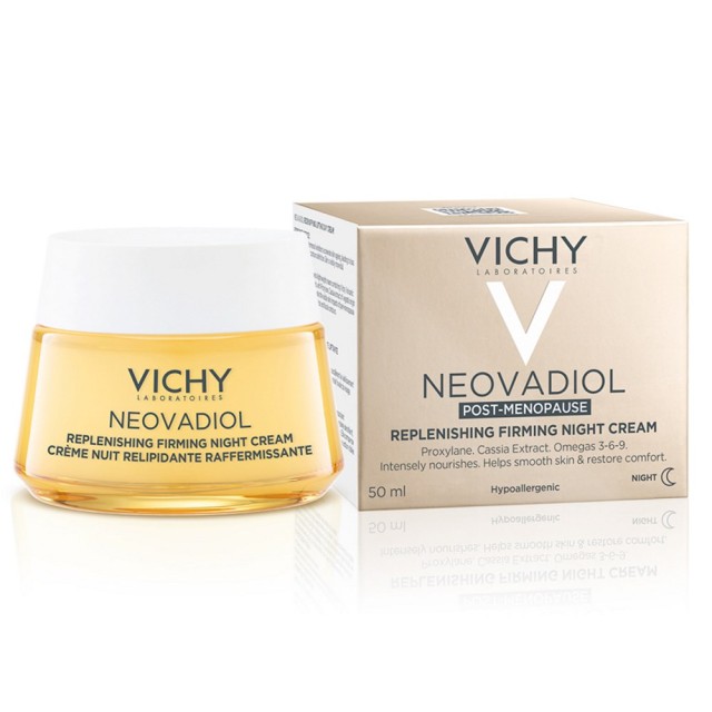 Vichy Neovadiol Post-Menopause Replenishing Firming Night Cream 50ml (Κρέμα Nύχτας Αναπλήρωσης Λιπιδίων & Αύξησης Σφριγηλότητας στην Εμμηνόπαυση)