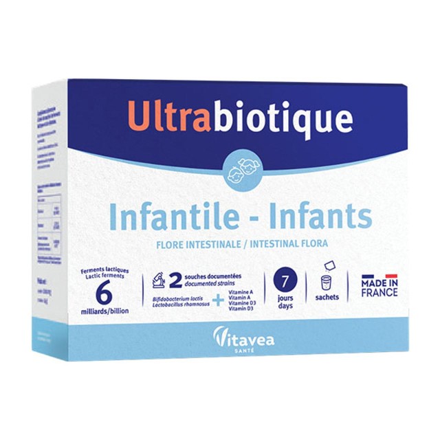 Vitavea Ultrabiotique Infants 7 Days 7φακελίσκοι (Συμπλήρωμα Διατροφής με Προβιοτικά για Παιδιά)