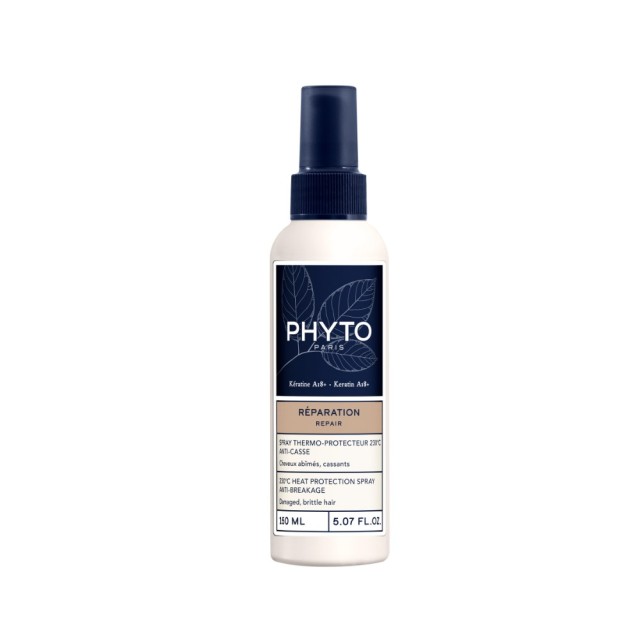 Phyto Repair 230° Heat Protection Spray Anti-Breakage 150ml (Θερμοπροστατευτικό Spray Κατά του Σπασίματος για Κατεστραμμένα Εύθραυστα Μαλλιά)