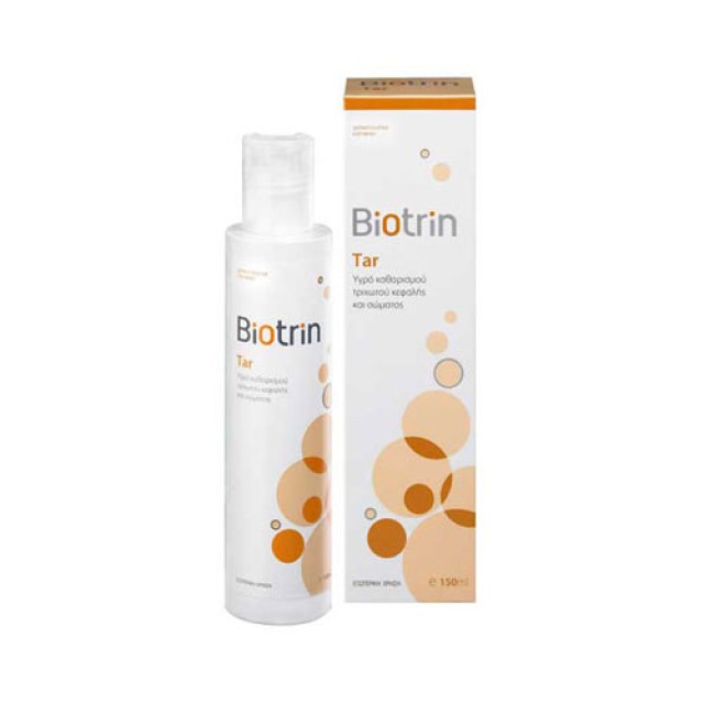 Biotrin Tar Liquid For Hair & Body 150ml (Υγρό Καθαρισμού Σώματος και Τριχωτού Κεφαλής)