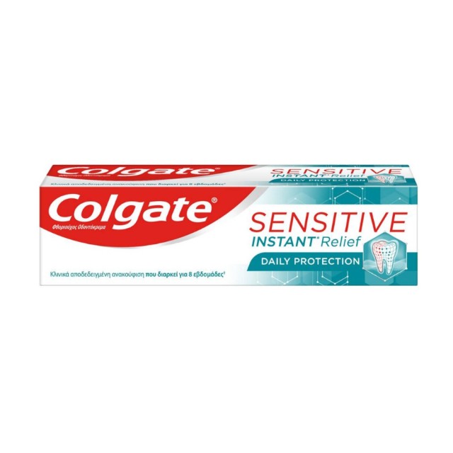 Colgate Sensitive Instant Relief Daily Protection 75ml (Οδοντόκρεμα για Ευαίσθητα Δόντια για Άμεση Α