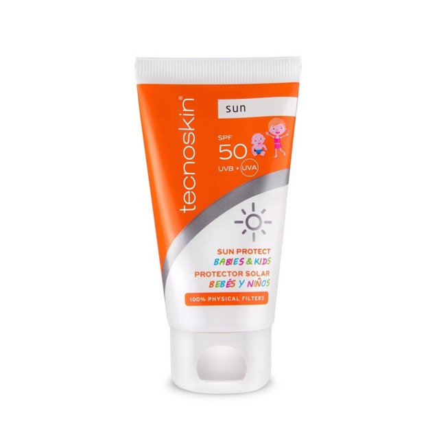 Tecnoskin Sun Protect Babies & Kids SPF50 50ml (Αντηλιακή Κρέμα για Βρέφη άνω των 6 Μηνών & Παιδιά)