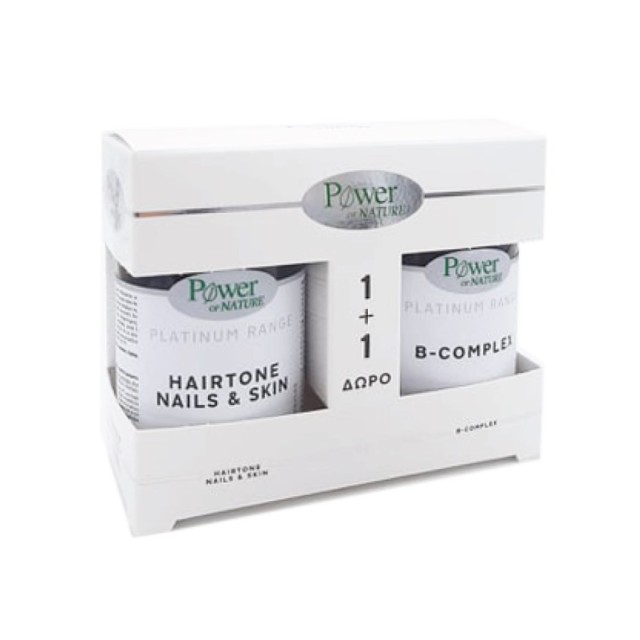 Power Health Platinum SET Hairtone Nails & Skin 30caps & GIFT B-Complex 20caps