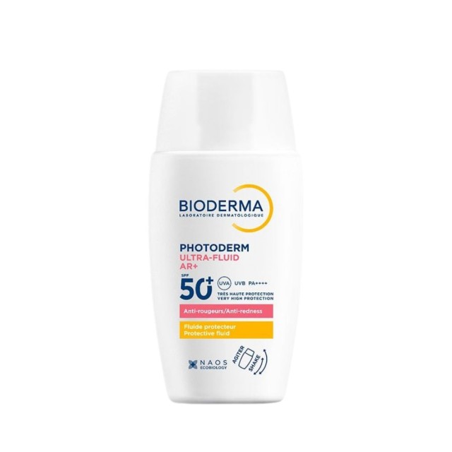 Bioderma Photoderm Ultra Fluid AR+ SPF50+ 40ml (Αντηλιακό Προσώπου για Ευαίσθητο Αντιδραστικό Δέρμα με Ερυθρότητα)