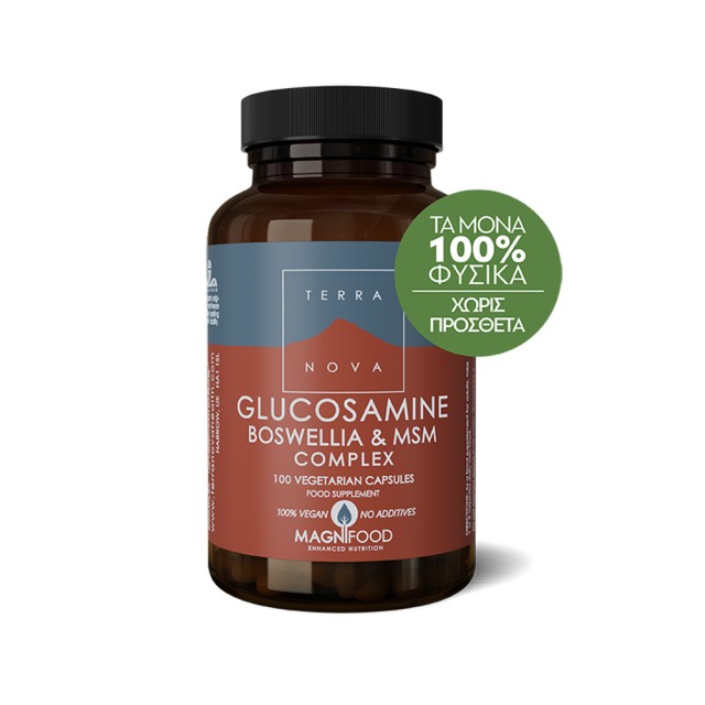 Terranova Glucosamine, Boswellia & MSM Complex 100caps (Συμπλήρωμα για τα Προβλήματα των Αρθρώσεων)