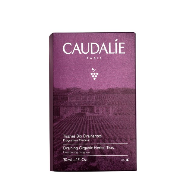 Caudalie Vinosculpt Draining Organic Herbal Tea 20 φακελάκια (Τσάι για Αποτοξίνωση & Βοήθεια στο Αδυνάτισμα)