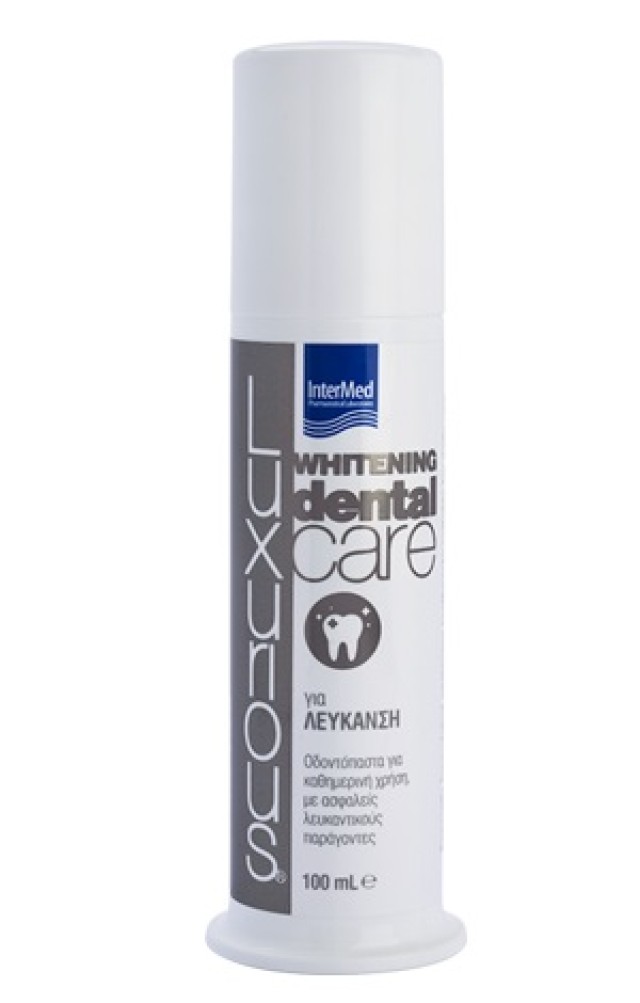 Intermed Luxurious Whitening Dental Care 100ml (Oδοντόπαστα για Καθημερινή Χρήση με Ασφαλείς Λευκαντικούς Παράγοντες)