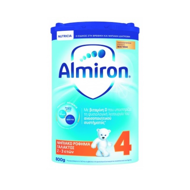 Nutricia Almiron 4 800gr (Νηπιακό Ρόφημα Γάλακτος 2-3 Ετών) 