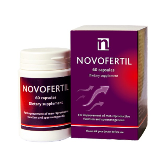 Novofertil 60caps (Συμπλήρωμα Διατροφής για την Υποστήριξη της Αντρικής Υγείας)