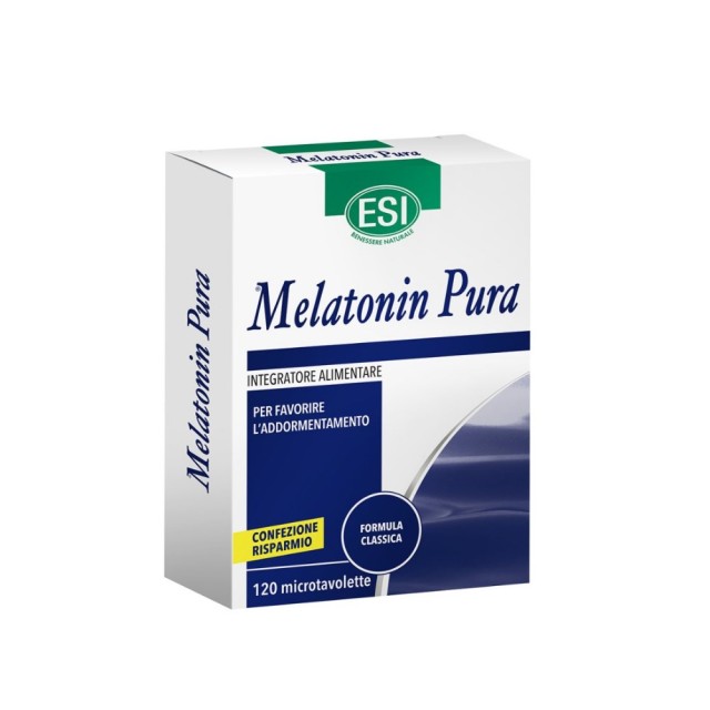 Esi Melatonin 1mg 120tabs (Συμπλήρωμα Διατροφής με Μελατονίνη για την Αντιμετώπιση της Αϋπνίας)