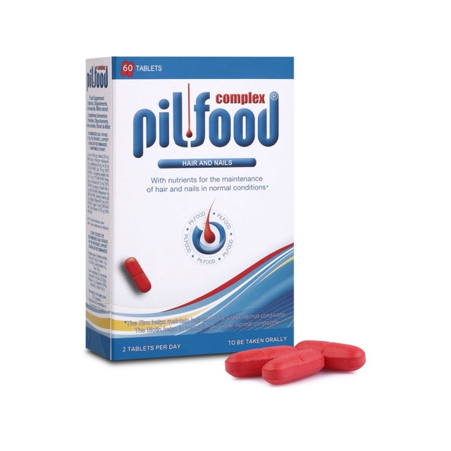Pharmazac Pilfood Complex 60caps (Συμπλήρωμα Διατροφής για Υγιή Μαλλιά & Νύχια)