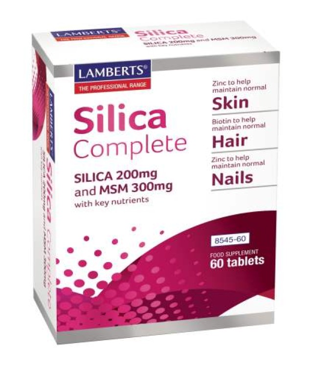 Lamberts Silica Complete 60tabs (Συμπλήρωμα Διατροφής Με Πυρίτιο Για Δέρμα - Νύχια - Μαλλιά)