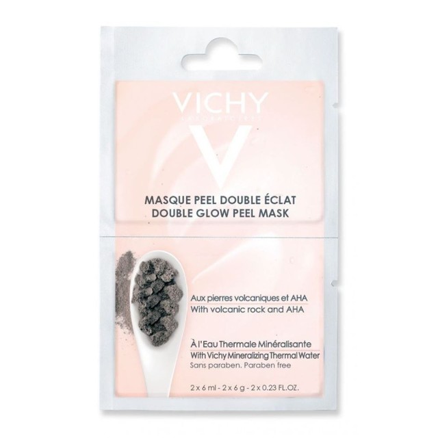 Vichy Double Glow Peel Mask 2x6ml (Μάσκα Προσώπου Διπλής Λάμψης & Απολέπισης)