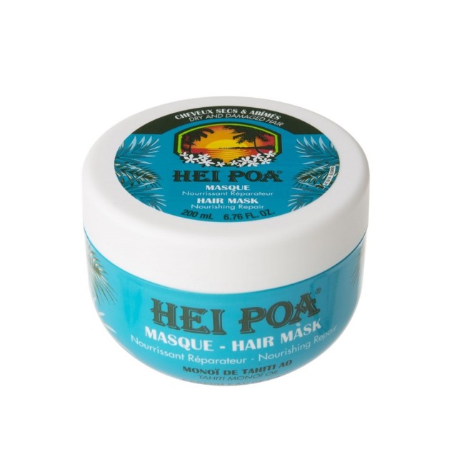 Hei Poa Nourishing Repair Hair Mask Coconut Water Scent 200ml (Επανορθωτική Μάσκα Μαλλιών Με Άρωμα Νερό Καρύδας)