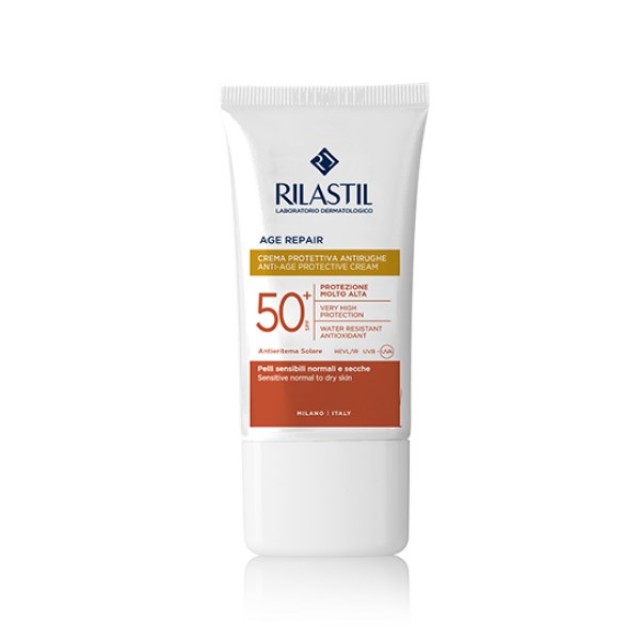 Rilastil Sun System Age Repair SPF50+ 40ml (Αντιρυτιδική Αντηλιακή Κρέμα Προσώπου με Αντιοξειδωτική Δράση για Πρόληψη Φωτογήρανσης)