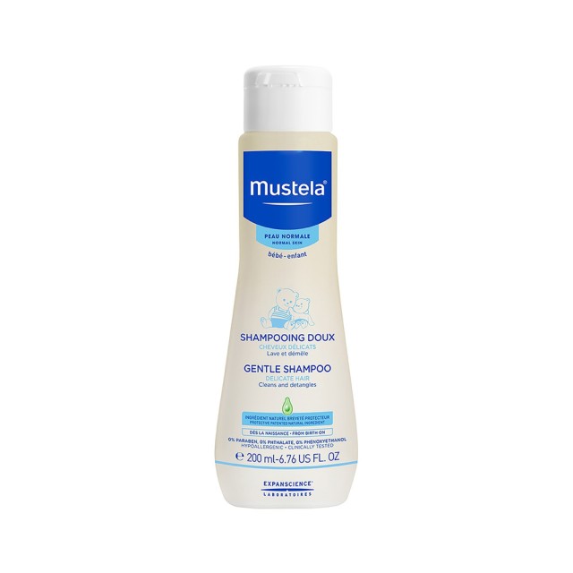 Mustela Gentle Shampoo 200ml (Βρεφικό Σαμπουάν με Εκχύλισμα Χαμομηλιού)