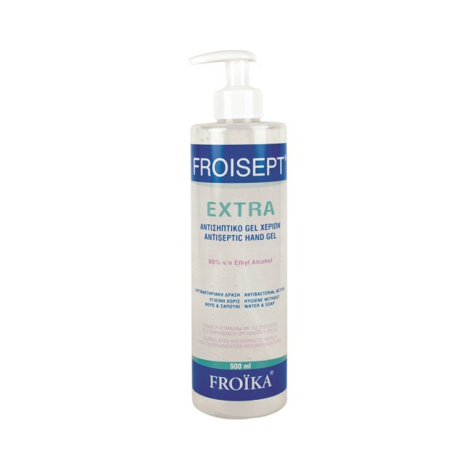 Froika Froisept Extra Antiseptic Hand Gel 500ml (Αντισηπτικό Τζελ Χεριών με 80% Αlc)