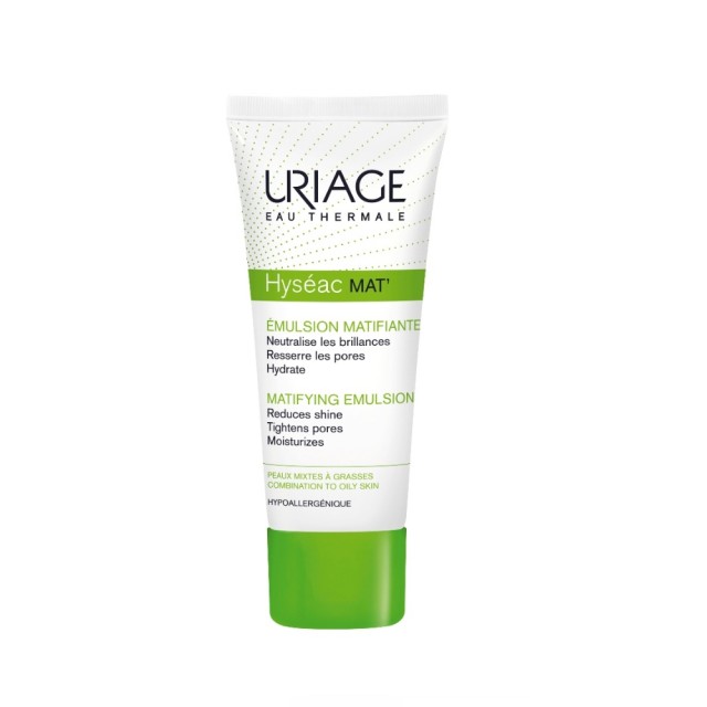 Uriage Hyseac Matifying Emulsion 40ml (Φροντίδα για Ματ Αποτέλεσμα)