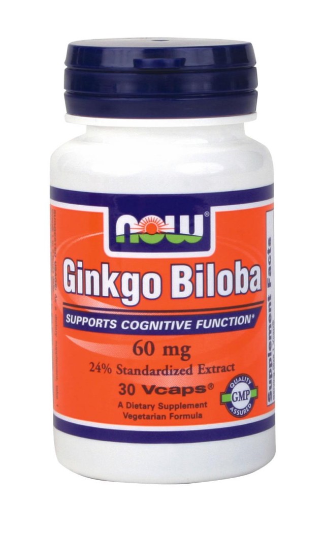 Now Foods Ginkgo Biloba 60mg 60vcaps