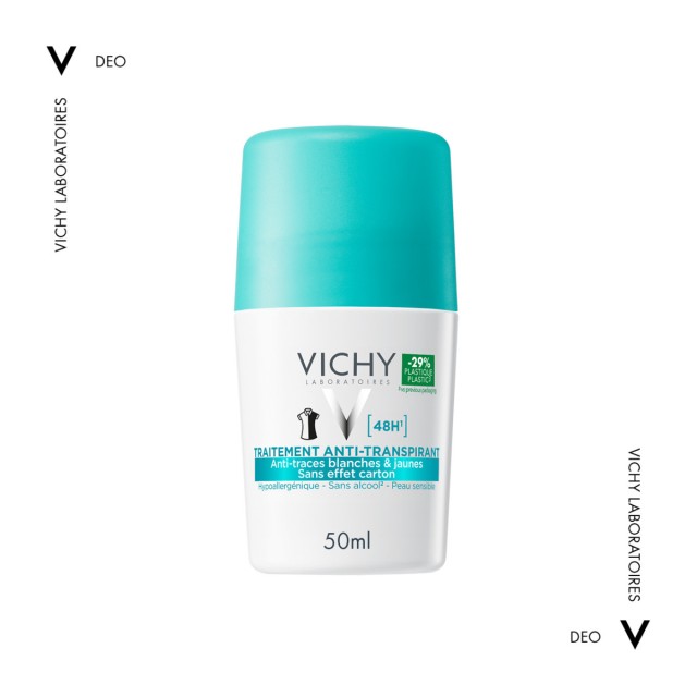 Vichy Deodorant Anti Transpirant Anti-Trace 48h Roll On 50ml