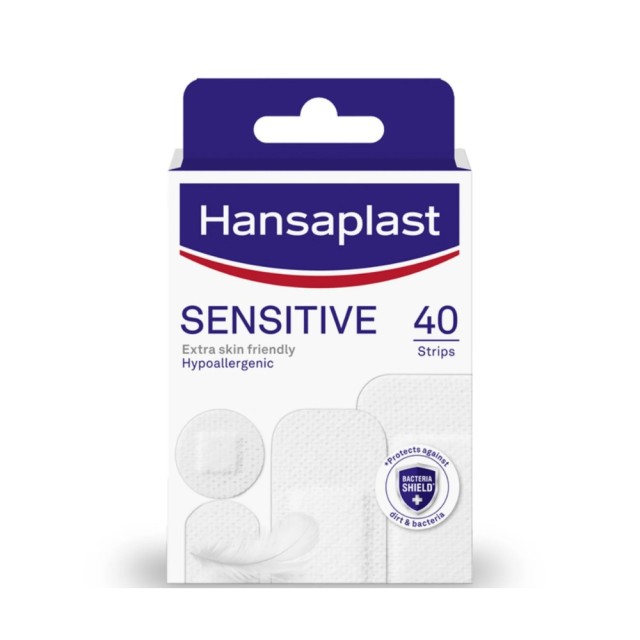 Hansaplast Sensitive 40τεμ (Επιθέματα για Ευαίσθητες Επιδερμίδες)