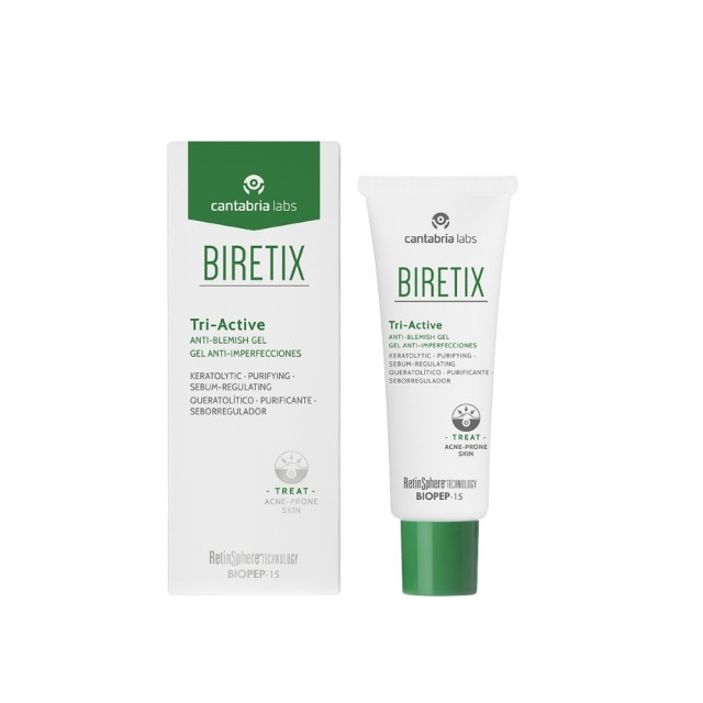 Biretix Tri Active 50ml (Tζελ Kατά Tων Aτελειών Για Δέρμα Με Τάσεις Ακμής)