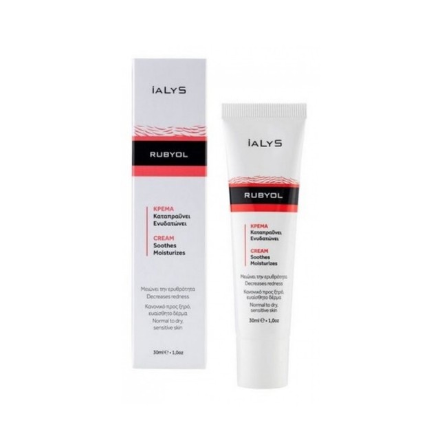 Ialys Rubyol Cream 30ml (Κρέμα Προσώπου για Μείωση της Ερυθρότητας & των Ερεθισμών)