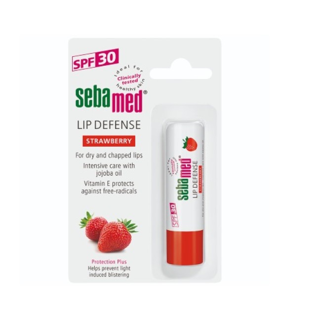 Sebamed Lip Defense Stick SPF30 Strawberry 4.8gr