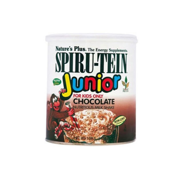 Natures Plus Spiru Tein Chocolate Junior 495gr  (Πρωτεϊνούχο - Πολυβιταμινούχο Shake για τα Παιδιά)