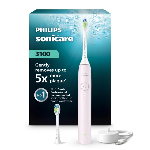 Philips Sonicare 3100 Pink (Ηλεκτρική Οδοντόβουρτσα Ροζ)