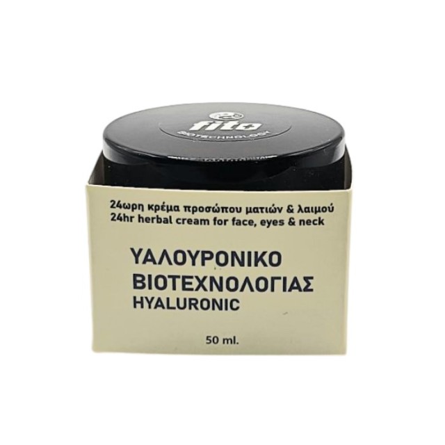 Fito+ Hyaluronic Biotechnology Cream 50ml (24ωρη Φυτική Κρέμα Προσώπου, Ματιών & Λαιμού)