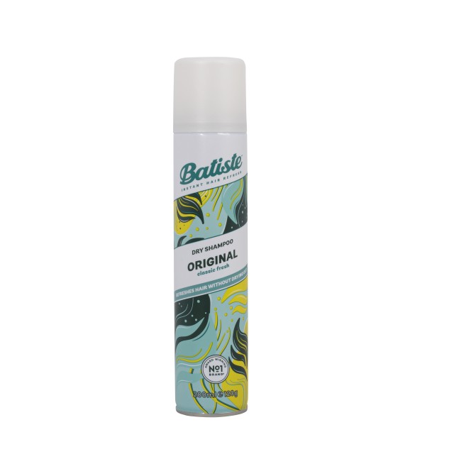 Batiste Dry Shampoo Original Classic Clean 200ml (Ξηρό Σαμπουάν με Κλασικό Άρωμα Φρεσκάδας)