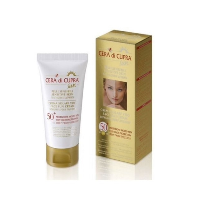 Cera Di Cupra Sun Face Sun Cream SPF50+ 75ml (Αντηλιακή Κρέμα Προσώπου για Ευαίσθητη Επιδερμίδα)