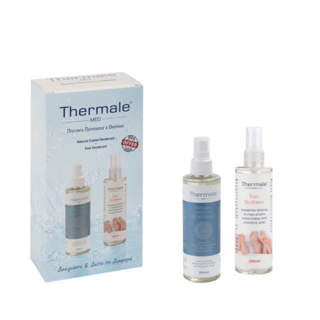 Thermale Med SET Natural Crystal Deodorant 200ml & Foot Deodorant 200ml