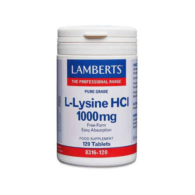 Lamberts L-Lysine 1000mg 120tabs