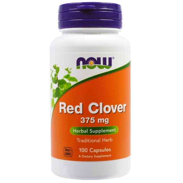 Now Foods Red Clover 375mg 100Vcaps (Κόκκινο Τρυφύλλι)