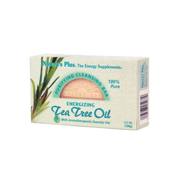 Natures Plus Tea Tree Oil Bar 100gr  (Αντιβακτηριακό - Αντισηπτικό Σαπούνι)