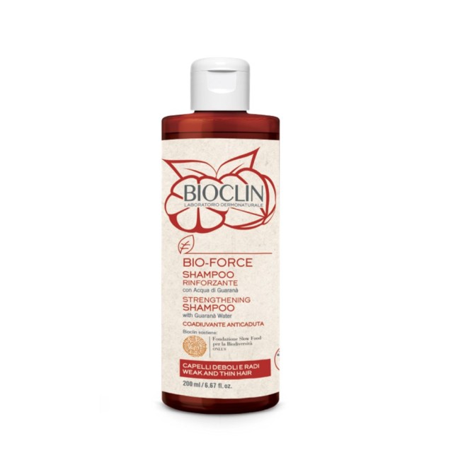 Bioclin Bio-Force Strengthening Shampoo 200ml (Σαμπουάν Ενδυνάμωσης & Aναζωογόνησης για Λεπτά Μαλλιά