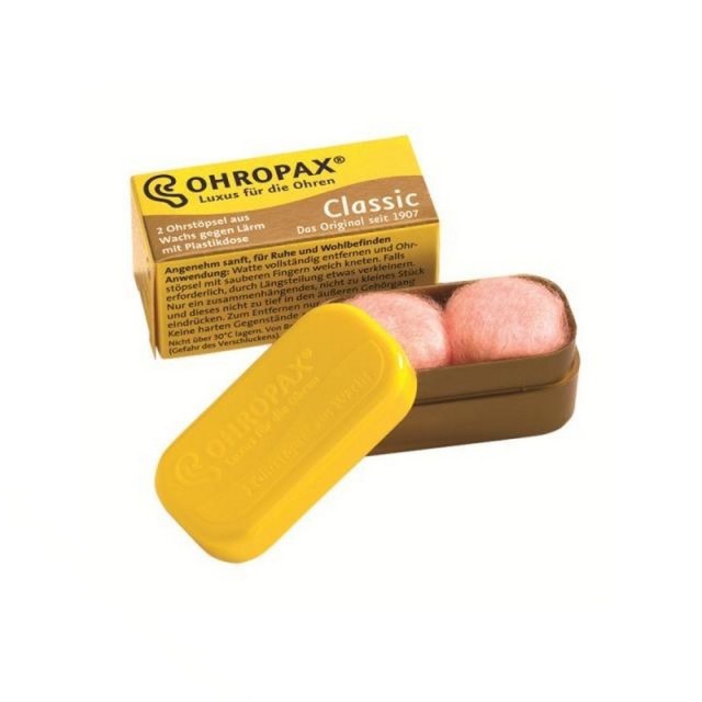 Ohropax Classic Wax Earplugs 1pair