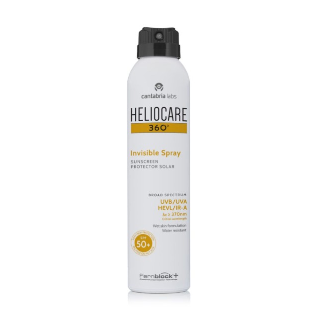 Heliocare 360 Invisible Spray SPF50+ 200ml (Αντηλιακό Σπρέι Σώματος)