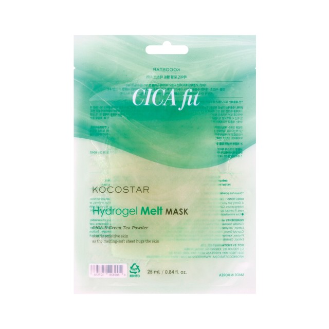 Kocostar Hydrogel Melt Mask Cica Fit 25ml (Μάσκα Προσώπου για την Περιποίηση της Ευαίσθητης Επιδερμίδας)