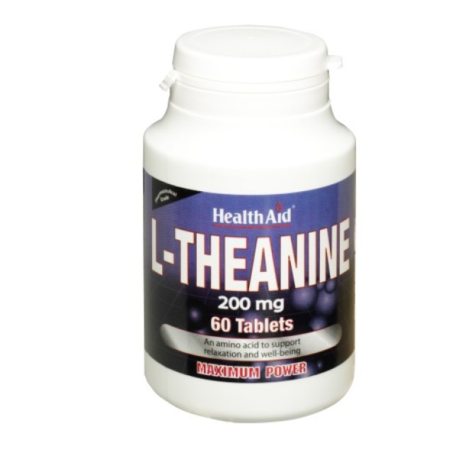 Health Aid L-Theanine 200mg 60tabs (Άγχος – Στρες) 