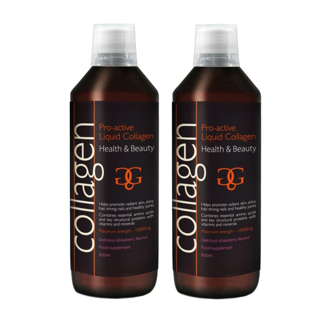 Collagen Pro-Active Liquid Collagen Strawberry 2x600ml