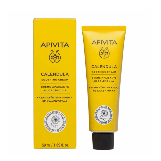 Apivita Calendula Soothing Cream 50ml (Καταπραϋντική Κρέμα με Καλέντουλα)