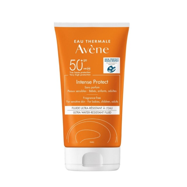 Avene Sun Intense Protect Ultra Water Resistant Fluid SPF50+ 150ml (Αντηλιακή Κρέμα Προσώπου & Σώματ